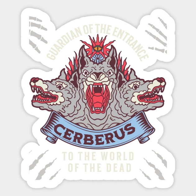 Cerberus Art Sticker by mieeewoArt